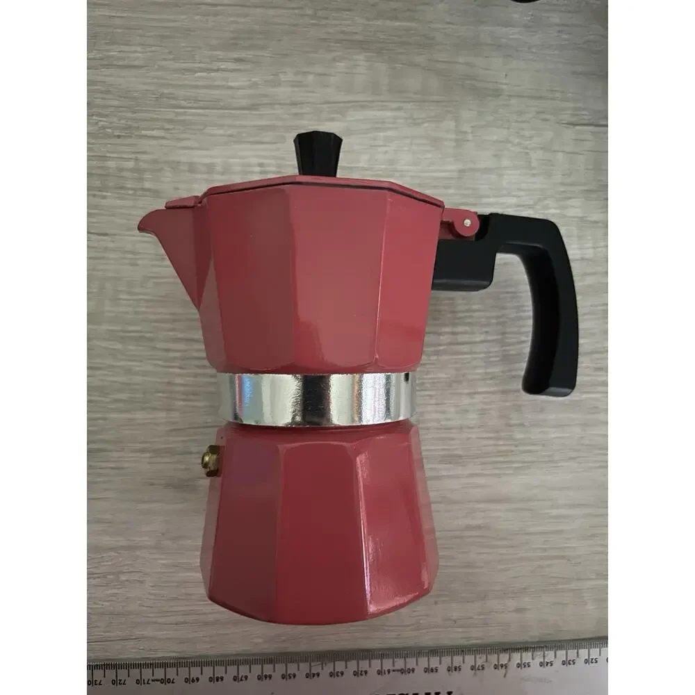 PANTONE UNIVERSE 3-Cup Stovetop Espresso Maker Pink Aluminum Gas MPN 215